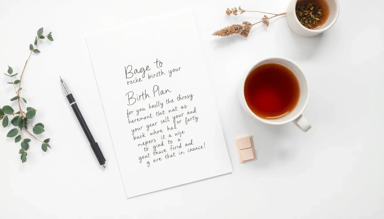 Comment élaborer un projet de naissance personnalisé 