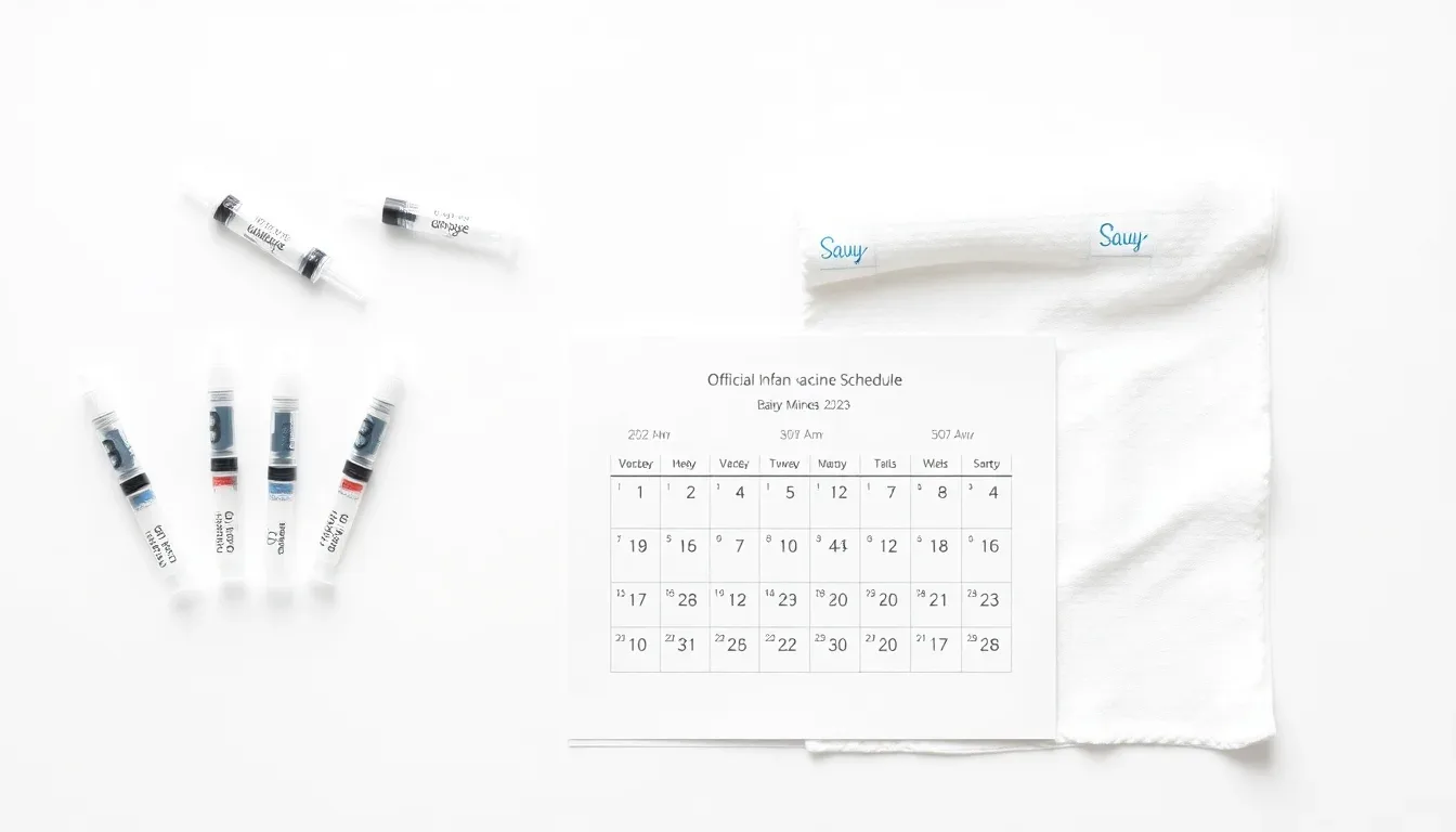 Calendrier vaccinal officiel des bébés en 2026